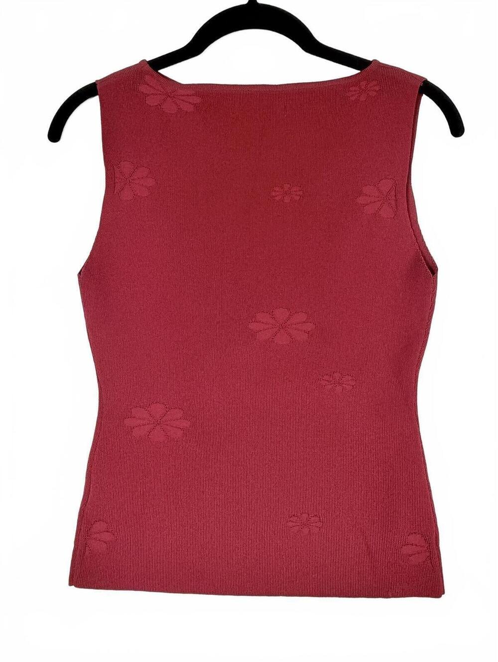 PEPPERMAYO Holly Knit Set Red Daisy Floral Tank Top (S/M) & Mini Skirt (XS/S) - Picture 3 of 8